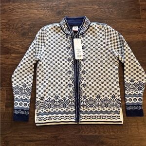 NWT Dale of Norway Solfrid Zip Up Sweater Jacket